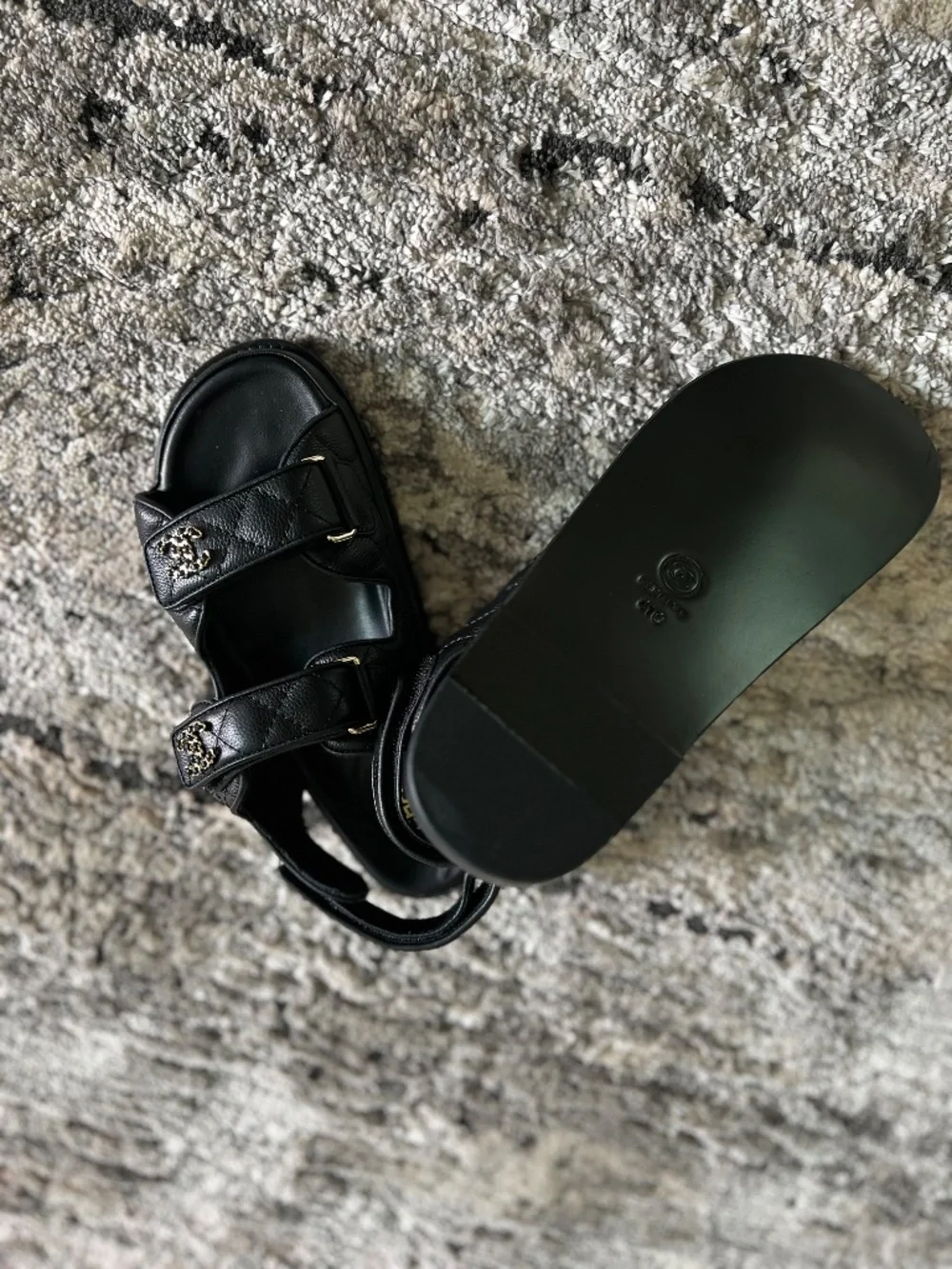 Black Chanel Sandals